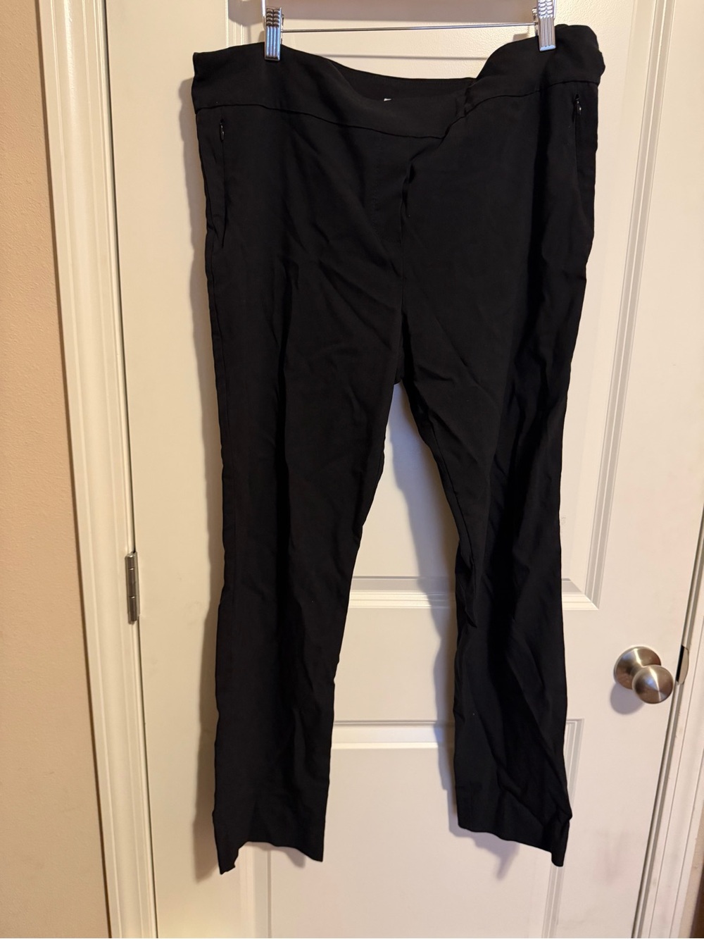 Margaret M Black Straight-Leg Dress Pants
